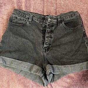 BDG Dark Gray Jean Shorts